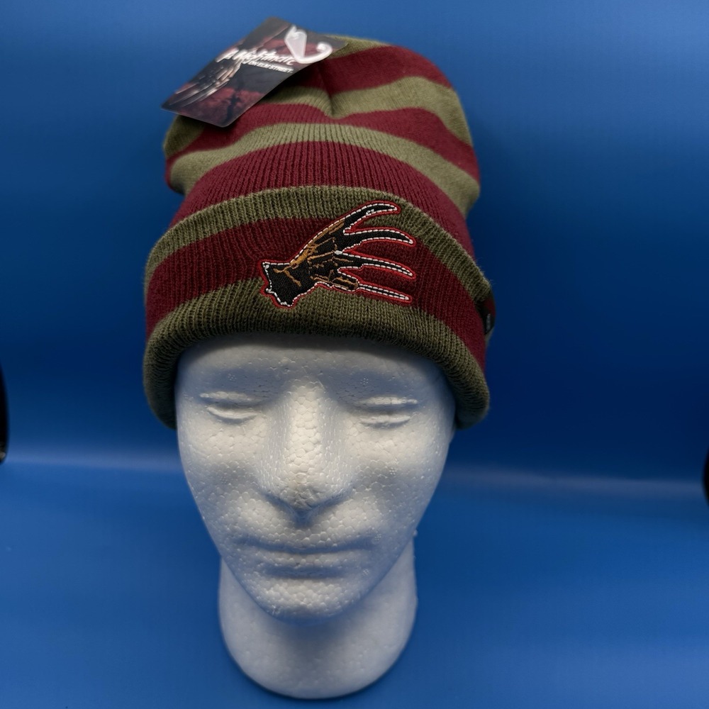 A Nightmare on Elm Street Beanie Hat Freddy Krueger Skull Cap Horror NEW w/Tags
